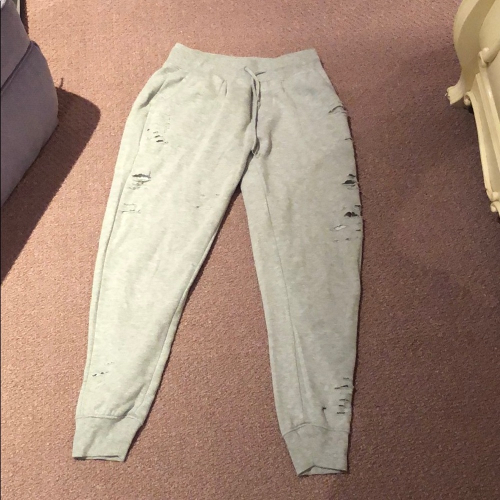 Ripped joggers